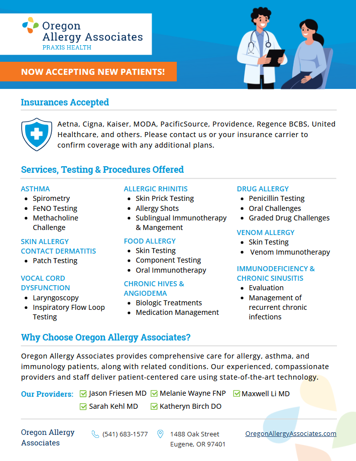 &nbsp;| Oregon Allergy Associates